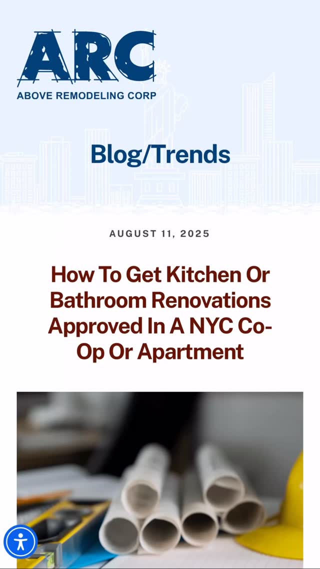 Just published!
.
How to get your project approved by building management.
.
Get your documents in order and follow the process with a supportive and organized contractor.
.
Read the full article for the step by step on a smooth approval.
.
#buildingmanagement #propertymanagers #nycapartments
#nycgeneralcontractor #nycpropertymanagment
https://aboveremodeling.com/nyc-coop-kitchen-bathroom-renovation-approval/
